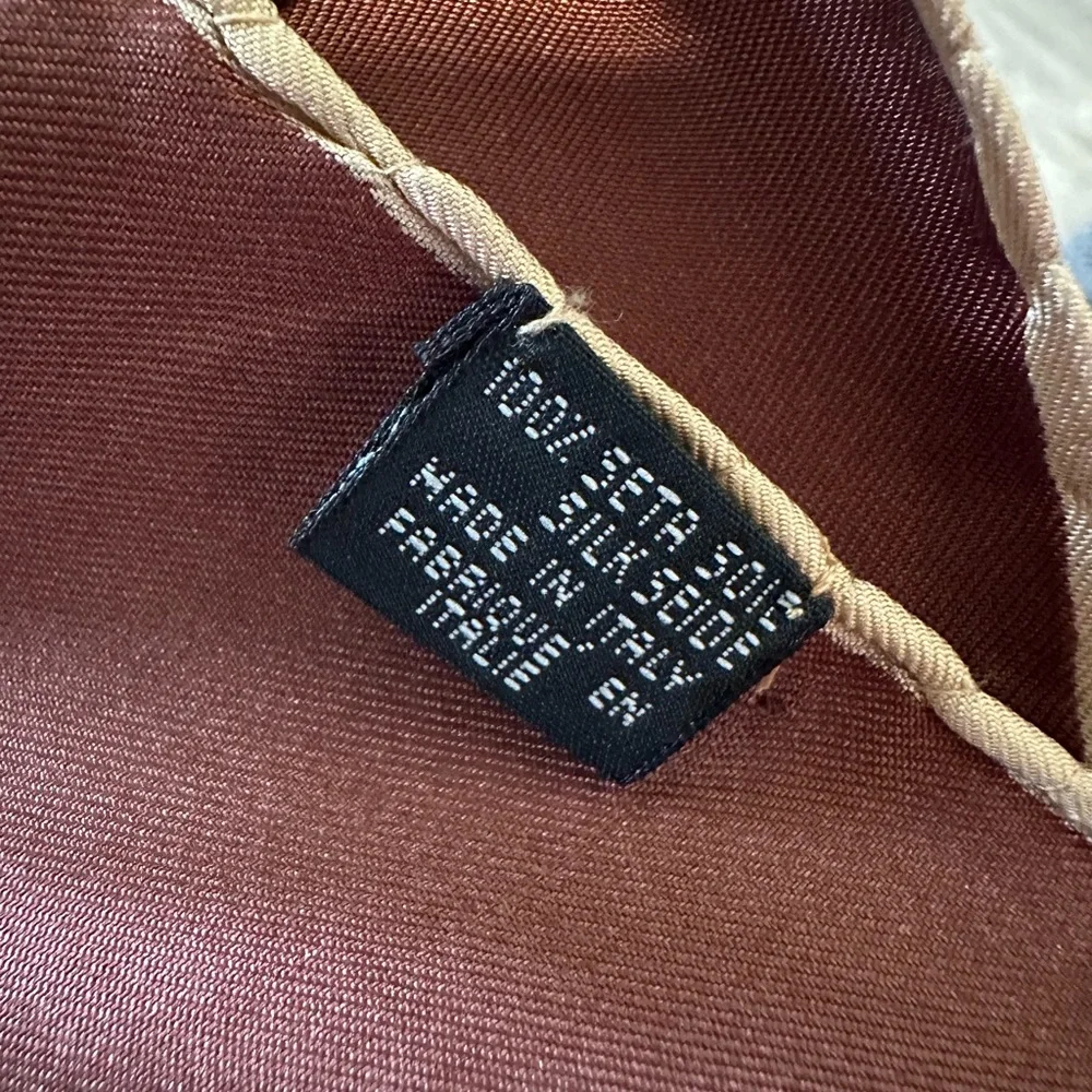 Fendi silk scarf in mint condition used less than 3 times then dry cleaned